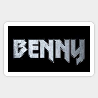 Heavy metal Benny Sticker